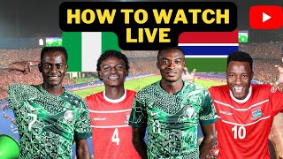 How to Watch Nigeria Flying Eagles VS Gambia U20 Live 2023 U20 African Cup of Nations Semifinals [upl. by Belvia]