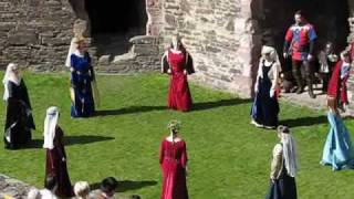 Conwy Castle Medieval Dance [upl. by Notxam418]