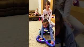 AMAZING GIRLS RIDING HORSEY HORSEY HOVERBOARD RIDE  PINAY LIFE USA [upl. by Sayed]