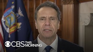 Cuomo reacts to Trumps claim only he can reopen economy quotAbsurdquot [upl. by Peltz]