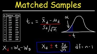 Matched or Paired Samples TTest  Hypothesis Testing [upl. by Lekim974]