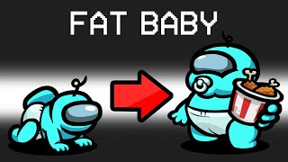 Fat Baby Mod in Among Us [upl. by Ahsieuqal]