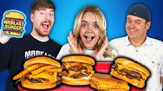 We Tried Every MrBeast Food Family Challenge [upl. by Tildi]