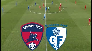 Grenoble 30 Clermont Résumé du match  Ligue 2  20242025 [upl. by Mariken]