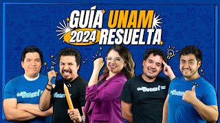 GUÍA UNAM 2024 ÁREA 3 Todos los reactivos resueltos del Examen simulador [upl. by Langelo]