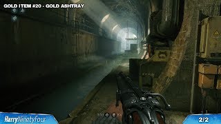 Wolfenstein The New Order  All Collectibles In Chapter 7 Enigma Codes Gold Items Letters [upl. by Yssirhc]