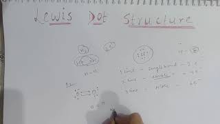 Trick To Draw Lewis Dot Structure Lewis Dot Structure Chemical Bonding Class11 In 5 Minutes [upl. by Akeme]