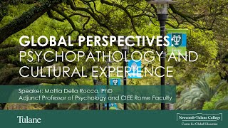 Psychopathology and Cultural Experience [upl. by Ierbua146]