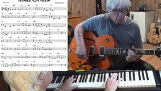 PENNIES FROM HEAVEN  Jazz guitar amp piano cover  Arthur Johnston [upl. by Halvaard]