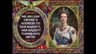 Mr William Crowe’s Address To Her Majesty Turned Into Metre [upl. by Redla]