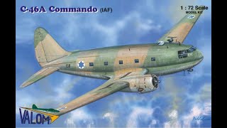 Valom 172 Curtiss C46A Commando 72155 Kit Review [upl. by Clarine]