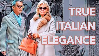 ITALIAN ELEGANCE STREET STYLE IN MILAN How to look classy and timeless at an ADVANCED AGE [upl. by Hanae]