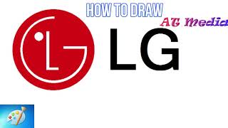 How To Draw LG Logo  MS Paint [upl. by Ledniahs]