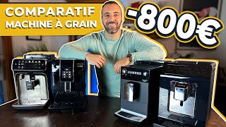 MEILLEURES MACHINES À CAFÉ grain à 800€ en 2024  LE COMPARATIF 🔥 [upl. by Columbus979]