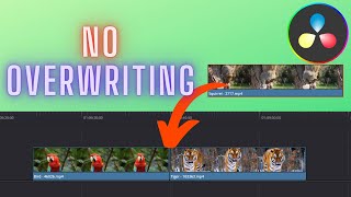 Move amp Insert Clips Without Overwriting DaVinci Resolve [upl. by Klemens599]