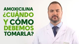 Amoxicilina cuándo y cómo debemos tomarla Tu Farmacéutico Informa [upl. by Esinet]