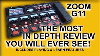 ZOOM G11 Multi Effects Processor Review  Best in depth review [upl. by Zins]