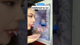 SMALL FREEZER FROST COLORFUL ICE FREEZER FROST HUMIDIFIER ICE CRUNCHY ASMR MUKBANG [upl. by Edas]