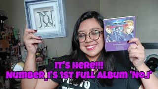 Unboxing Numberi 1st Full Album NoI all versions  quick songs review [upl. by Ahsienor]