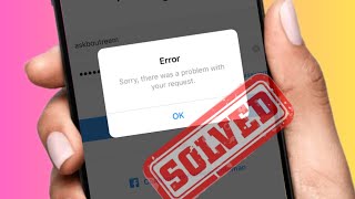 Instagram login error 2024  How to fix Sorry there was a problem with your request Instagram [upl. by Vanna]