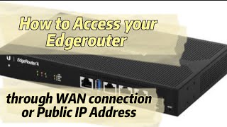 How To Access Your Edgerouter From Anywhere hoobasics [upl. by Pegeen]