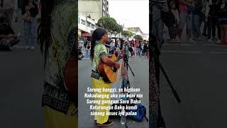 Bicol folk song Sarung Banggi cover with sing along lyrics by Reggae Set Go YakalzTV at Session Road [upl. by Cassey]