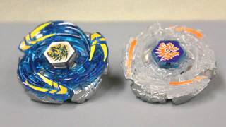 EPIC BEYBLADE BATTLE Meteo LDrago RUSH VER 85LF VS Meteo LDrago ASSAULT VER LW105JB [upl. by Rebna916]