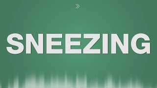 Sneezing SOUND EFFECT  Niesen SOUNDS [upl. by Bortman724]