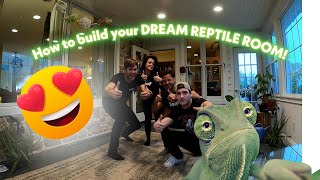 How to build your DREAM REPTILE ROOM Part 1 [upl. by Refinney]