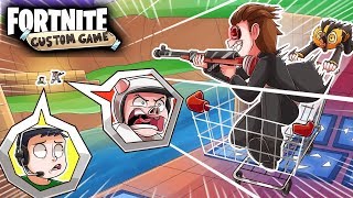 NEW SNIPERS VS SHOPPING CARTS CUSTOM GAME Fortnite Playground Mode Funny Moments [upl. by Altis]