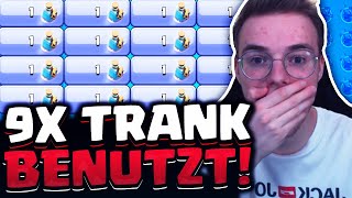 💪🏽9x BAUARBEITERTRANK BENUTZT  Clash of Clans Deutsch [upl. by Pavla357]