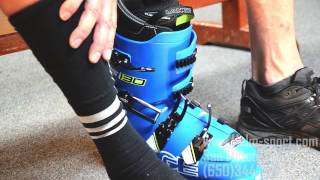 Tips and Tricks on How to Get Into a Ski Boot Easier [upl. by Yebloc]