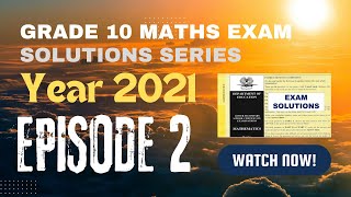 Episode 02 2021 Grade 10 LSSCE Mathematics Exam Solution png papuanewguinea pnglatest [upl. by Ghassan]