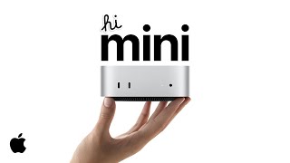 Introducing the allnew Mac mini  Apple [upl. by Ecirad]