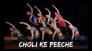 CHOLI KE PEECHE REMIX  KHAL NAYAK  BELLY DANCE BOLLYWOOD  DANCE COVER  STUDIO J [upl. by Nolan154]