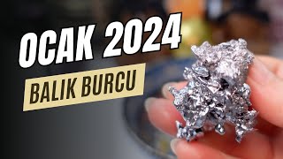 BALIK BURCU OCAK 2024 KURŞUN FALI Aylık Burç Yorumu [upl. by Ynnej115]