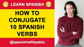 Castilian Spanish lesson How to conjugate more than 10 Spanish verbs Learn Spanish With Pablo [upl. by Amin]