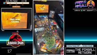 Jurassic Park Pro IRL Pinball  Dallas Cidercade [upl. by Natanoy999]