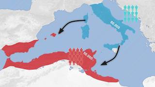 The Punic Wars Every Day with Army Sizes [upl. by Rothberg266]