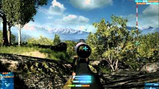 ★ LONGEST  BEST Battlefield 3 Sniper Headshot 967 Meters  BF3 Caspian Border [upl. by Jobey]