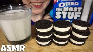 ASMR THE MOST STUF OREOS MUKBANG No Talking EATING SOUNDS [upl. by Eachern14]