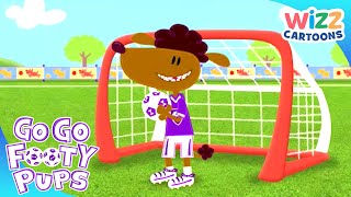 Go Go Footy Pups  Goalie Master  Full Episode 3  Series 1  Wizz Cartoons [upl. by Christianity]