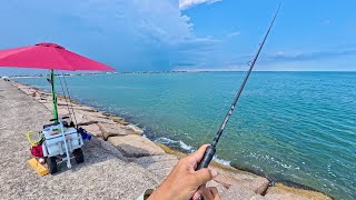 Everyone was catching really good fish Surfside Jetty Catch Clean Cook S8 E4 [upl. by Icnarf]