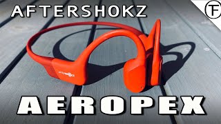 Aftershokz Aeropex Review  Bone Conduction Headphones [upl. by Belvia]