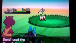 MY 1ST 5TH GEN SHINY Shiny Deerling in Pokemon Black 2  Evolution [upl. by Nadabb]