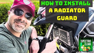 Radiator Guard Install  Honda NC750X 2023 [upl. by Frohne]