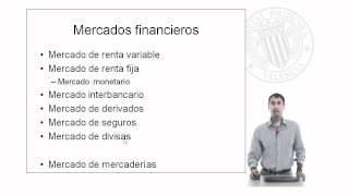 Los mercados financieros   UPV [upl. by Horner]