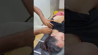 PALPAÇÃO DE TRAPÉZIO SUPERIOR chiropractor fisioterapia dryneedling [upl. by Droflim306]