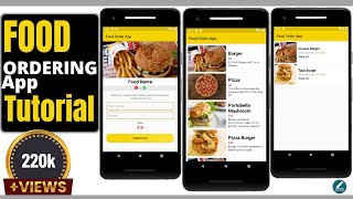 Android App Development Tutorial in Hindi  Food Ordering App using SQlite Database [upl. by Panaggio]