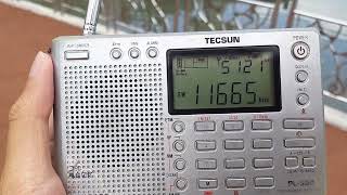 RTM Wai FM SW 11665kHz Kajang received in Miri Sarawak [upl. by Cyna]